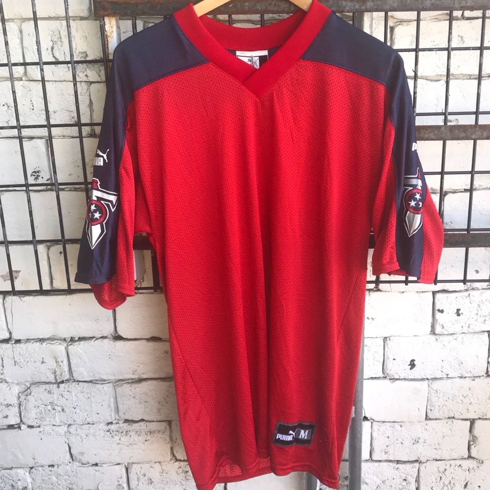 Vintage PUMA NFL Tennessee Titans BLANK Jersey